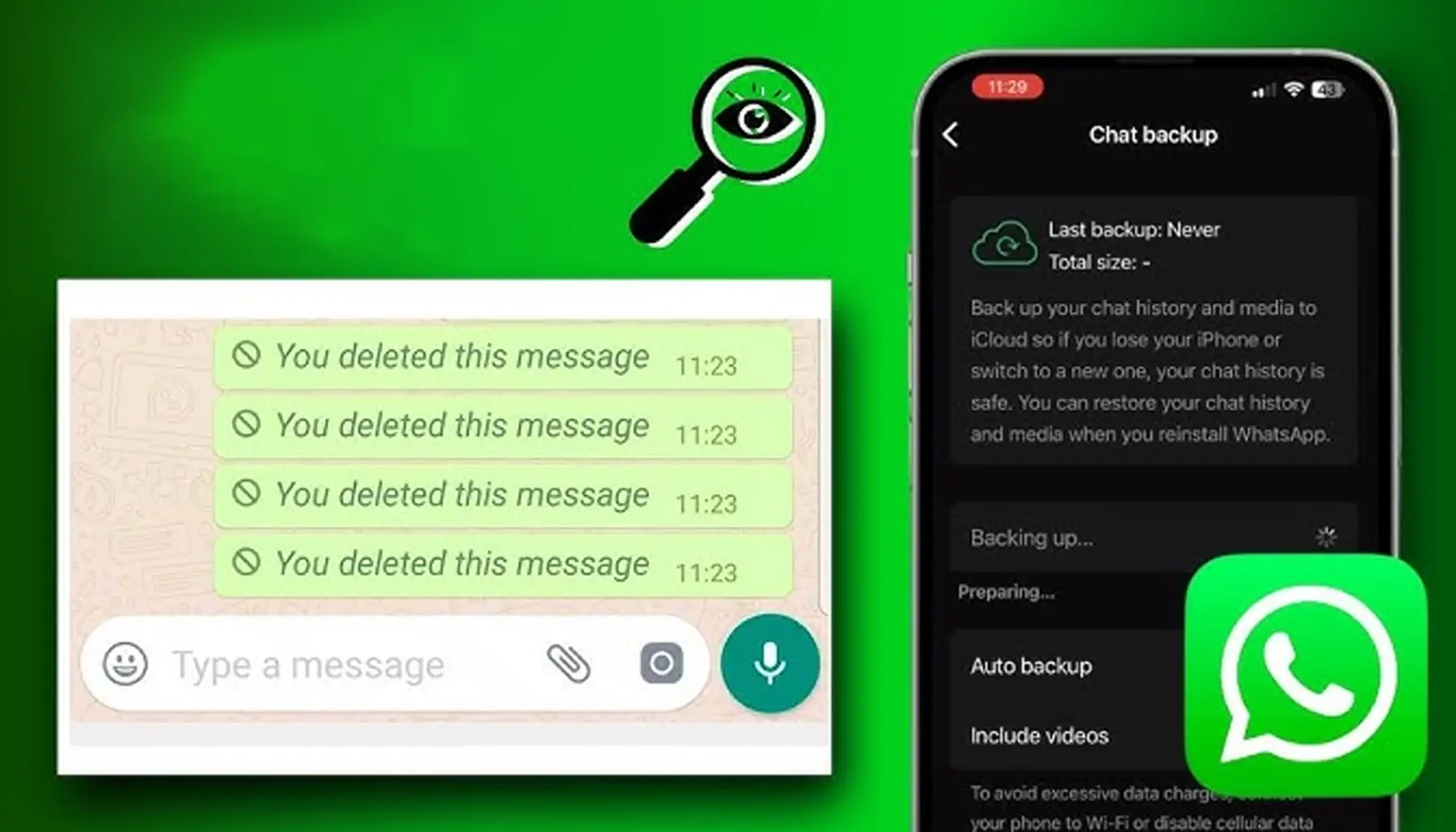 Read Deleted WhatsApp Messages!